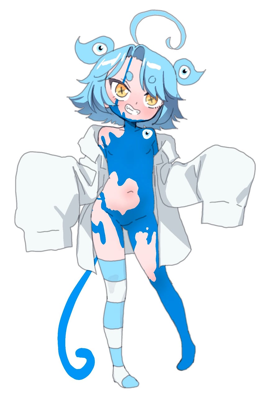 mittydotx(vtuber) and luckycharm(mittydotx) (indie virtual youtuber) drawn by sahelanthropus_(latinxedgelord)