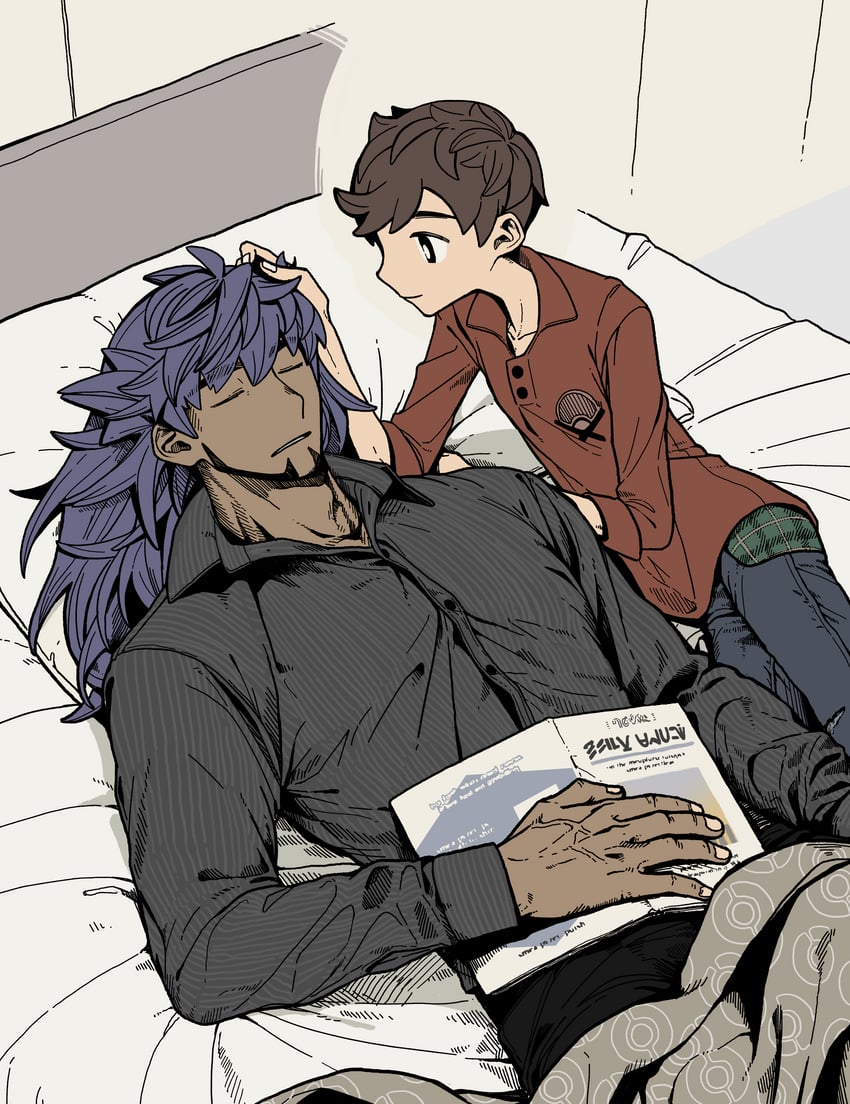 leon and victor (pokemon and 1 more) drawn by mmm3sushi