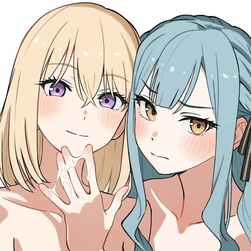 togawa sakiko and misumi uika (bang dream! and 1 more) drawn by add_leir