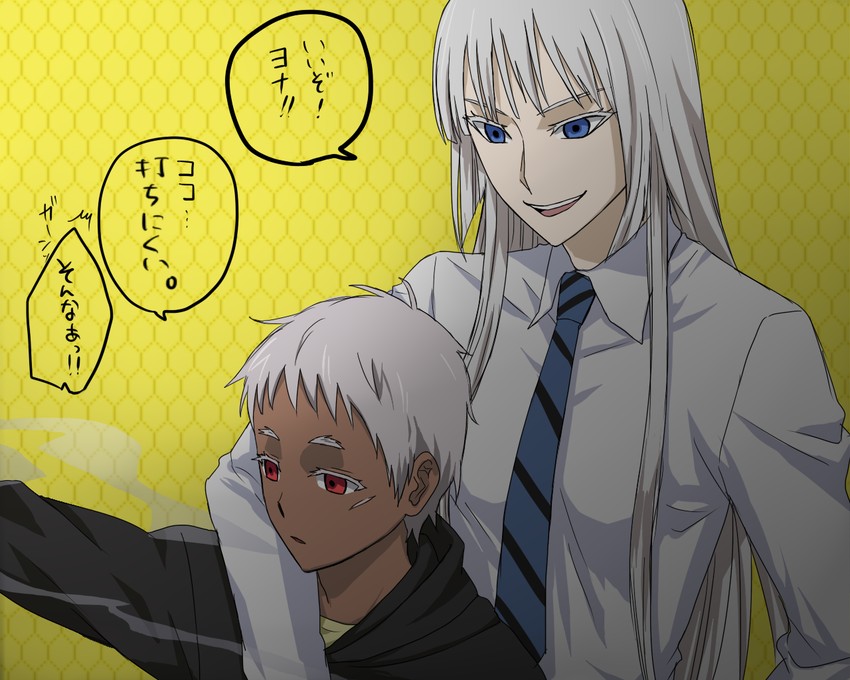 koko hekmatyar and johnathan mar (jormungand) drawn by taneko_(motitto092)