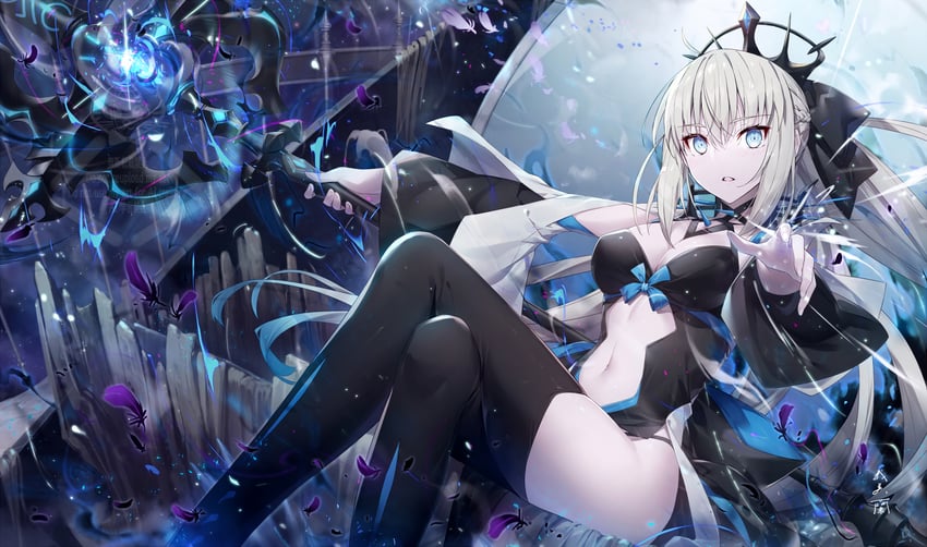 morgan le fay (fate and 1 more) drawn by gabiran