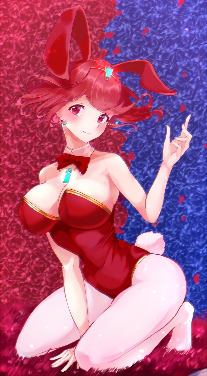 pyra (xenoblade chronicles and 1 more) drawn by risumi_(taka-fallcherryblossom)