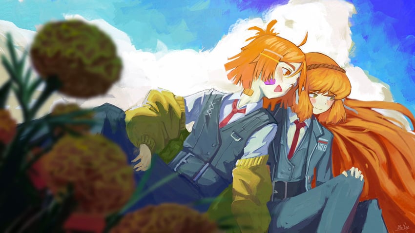 ishmael and wei (original and 2 more) drawn by bulby_illust