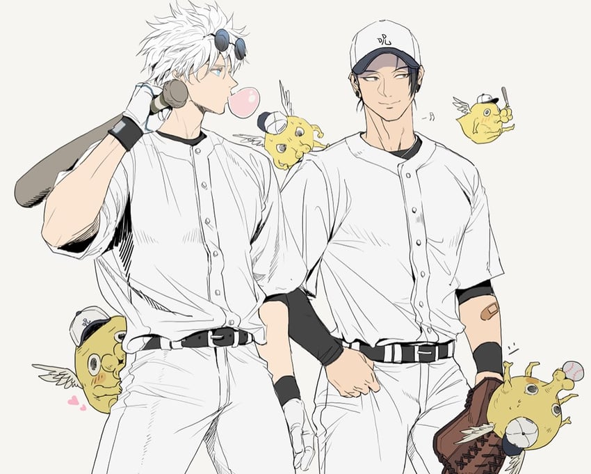 gojou satoru and getou suguru (jujutsu kaisen) drawn by kukig8765
