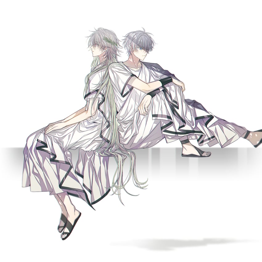 kevin kaslana and su (honkai and 1 more) drawn by yongbyeongsig