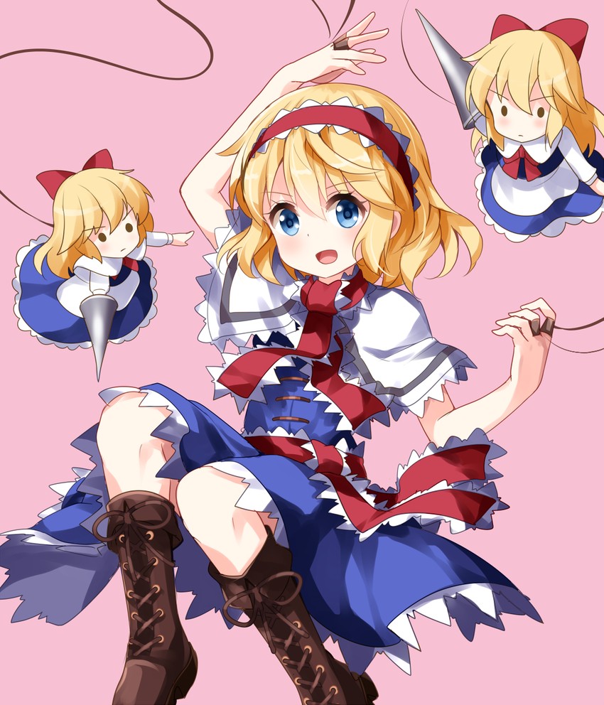 alice margatroid and shanghai doll (touhou) drawn by ruu_(tksymkw)