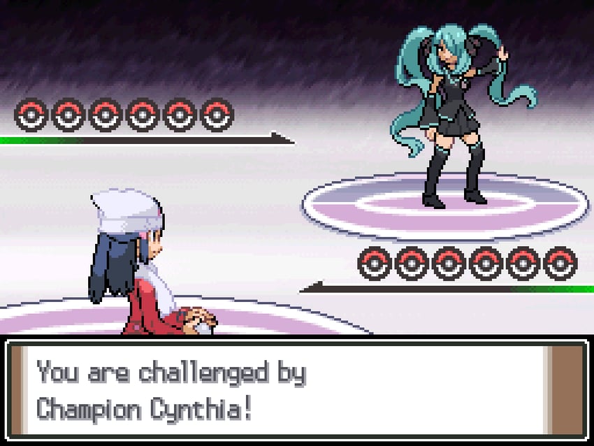hatsune miku, dawn, and cynthia (pokemon and 5 more) drawn by alfpixel