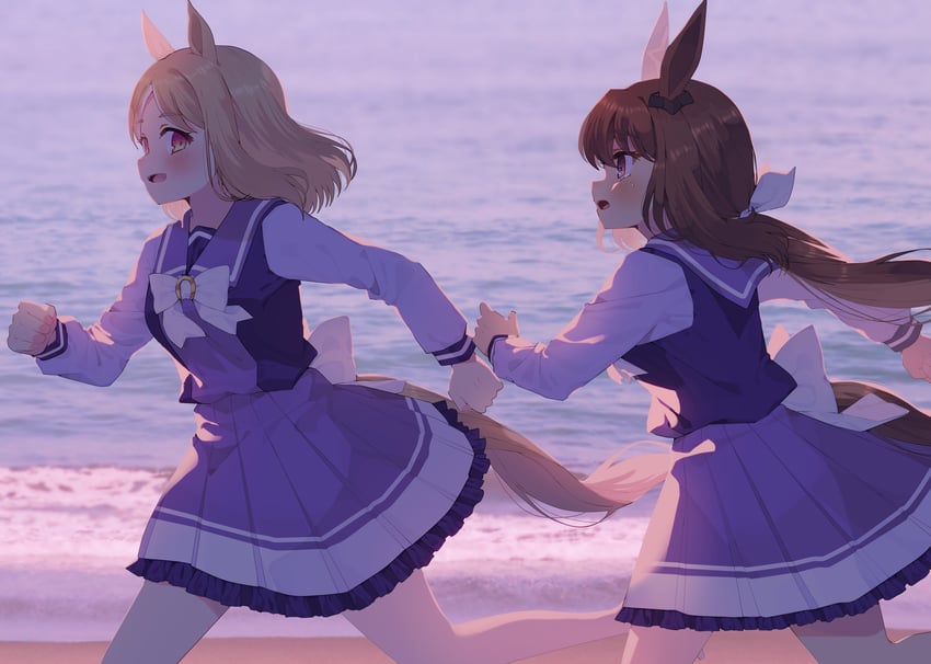 admire vega and narita top road (umamusume) drawn by amane_hikari
