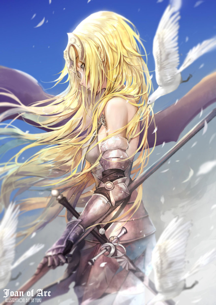 jeanne d'arc (fate and 1 more) drawn by sa'yuki