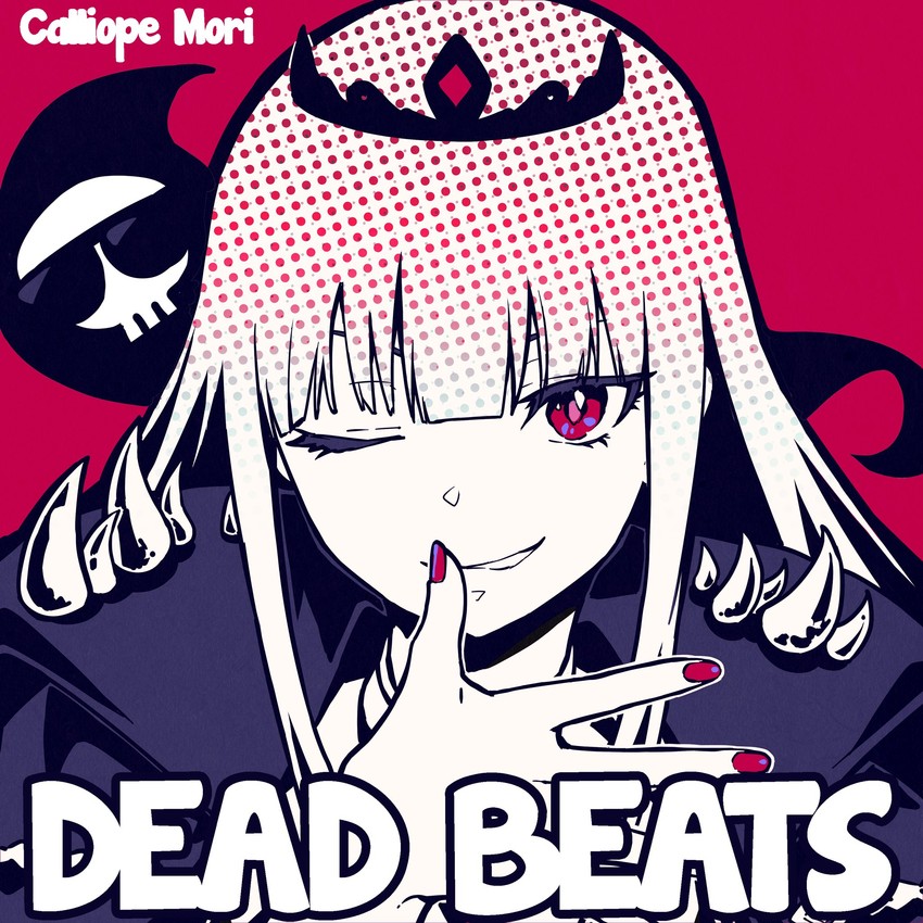 mori calliope and death-sensei (hololive and 1 more) drawn by ninomae_ina'nis_(artist)