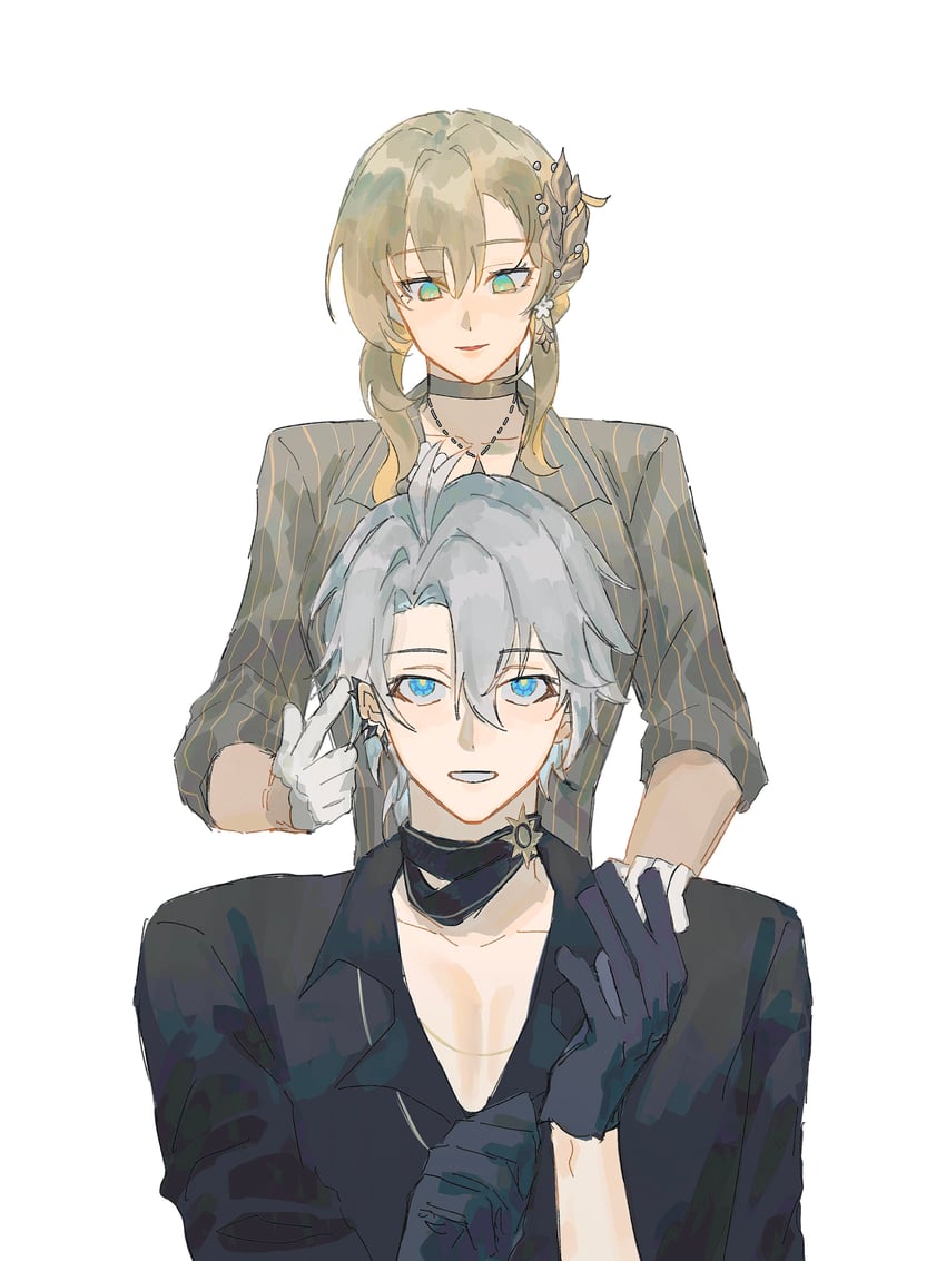 phainon and aglaea (honkai and 1 more) drawn by imtrying442639