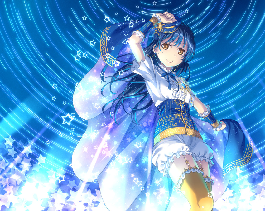 sonoda umi (love live! and 1 more) drawn by uehara_yukihiko