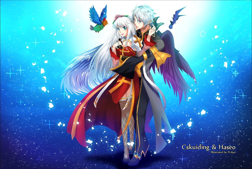 arch bishop and warlock (ragnarok online) drawn by pkyu