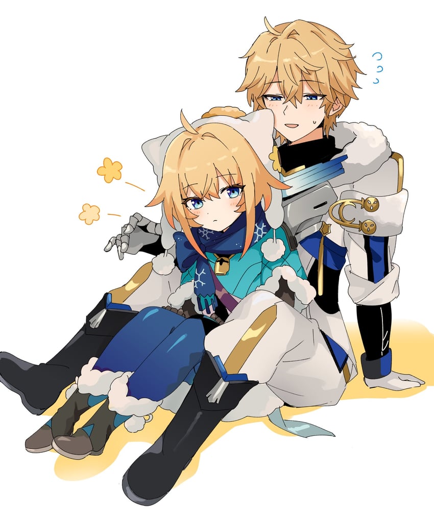 gepard landau and lynx landau (honkai and 1 more) drawn by awe_(adorableduckyy)