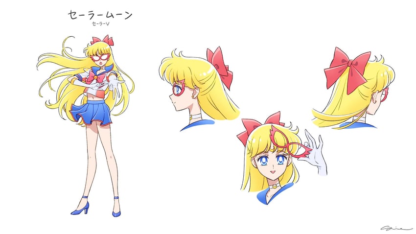 aino minako and sailor v (bishoujo senshi sailor moon and 2 more) drawn by sidney_deng