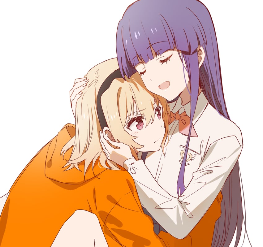 furude rika and houjou satoko (higurashi no naku koro ni and 1 more) drawn by usamin_(megumikira)