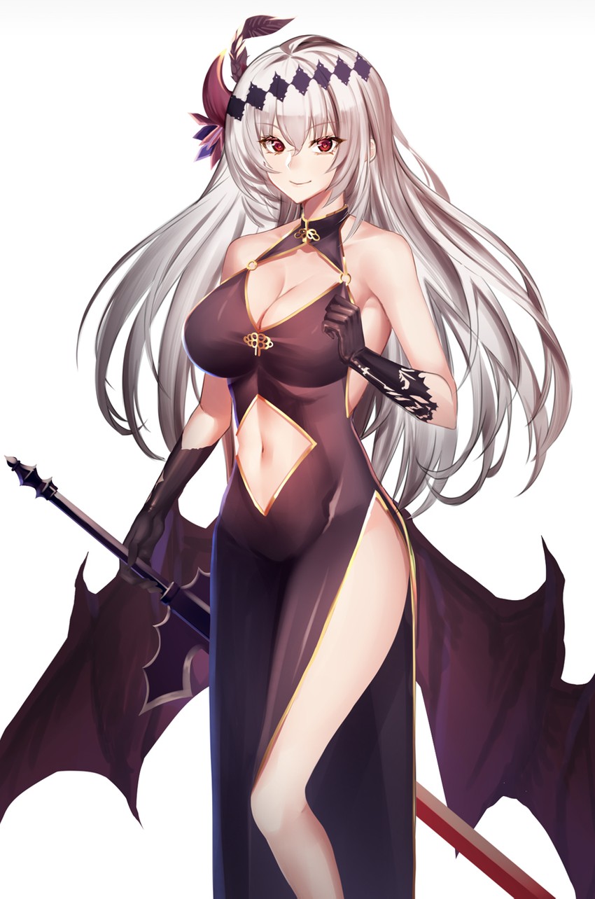 jeanne d'arc and dark jeanne (granblue fantasy) drawn by inui_kentarou