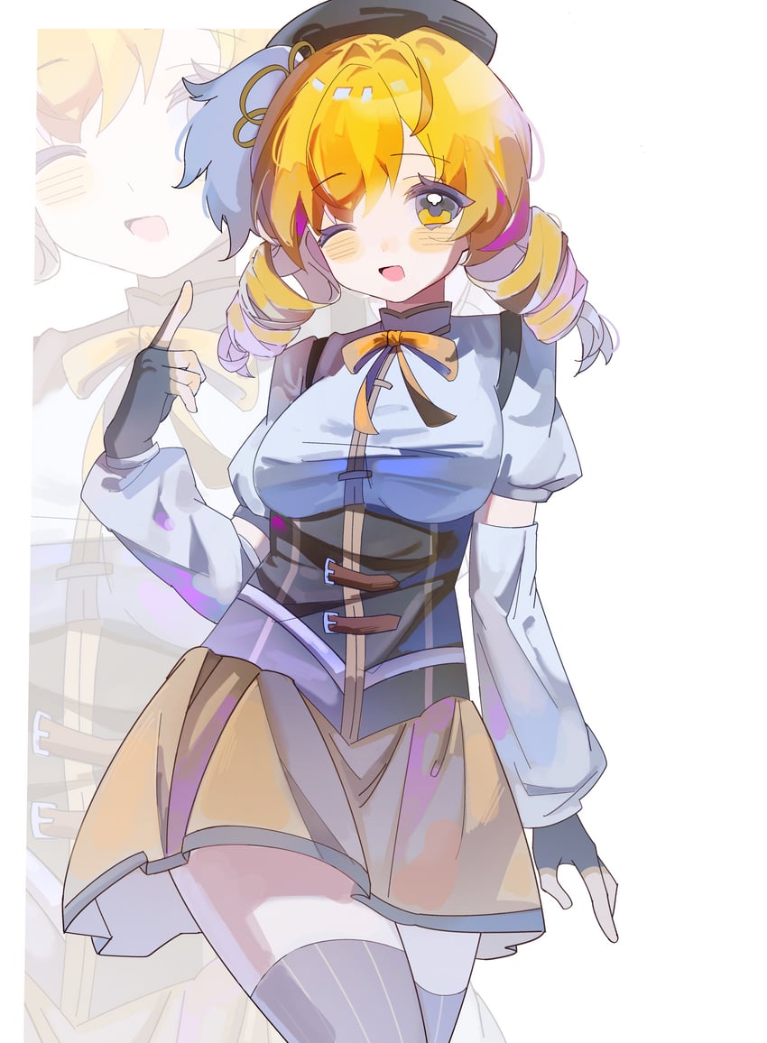 tomoe mami (mahou shoujo madoka magica) drawn by huazang_(e038754478)