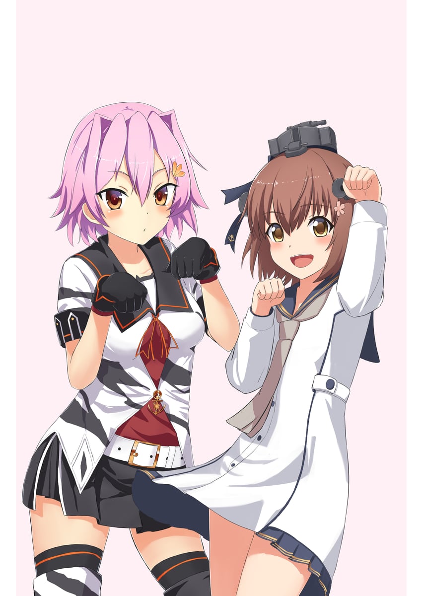 yukikaze, tama, yukikaze kai ni, and tama kai ni (kantai collection) drawn by yuki_4040