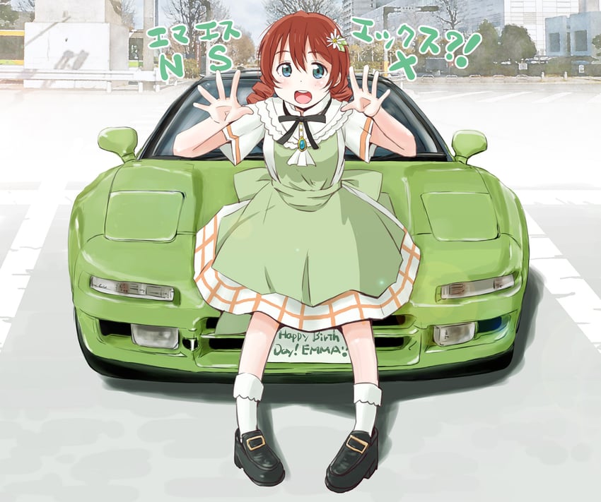 emma verde (love live! and 1 more) drawn by maruyo