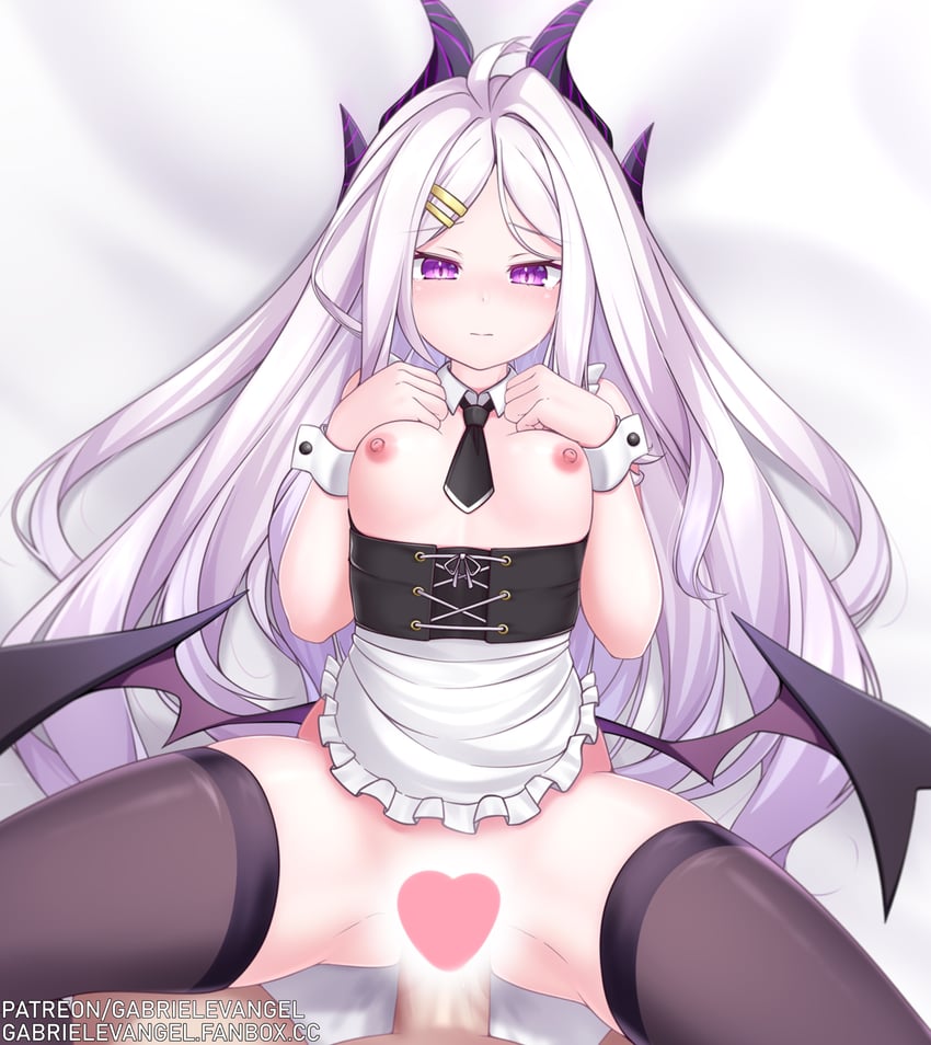 hina (blue archive) drawn by gabriel_evangel