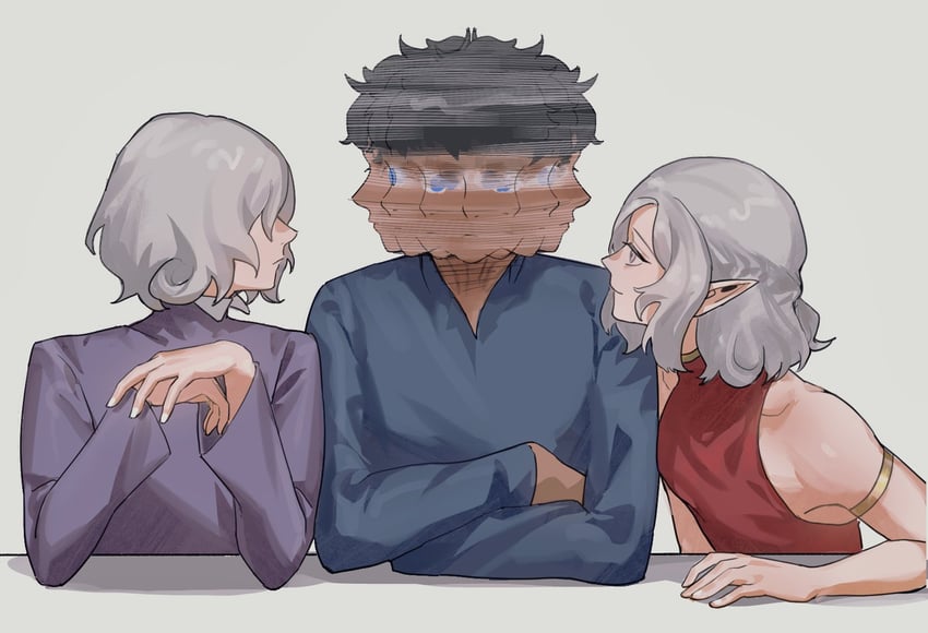 mithrun and kabru (dungeon meshi and 1 more) drawn by rerheart