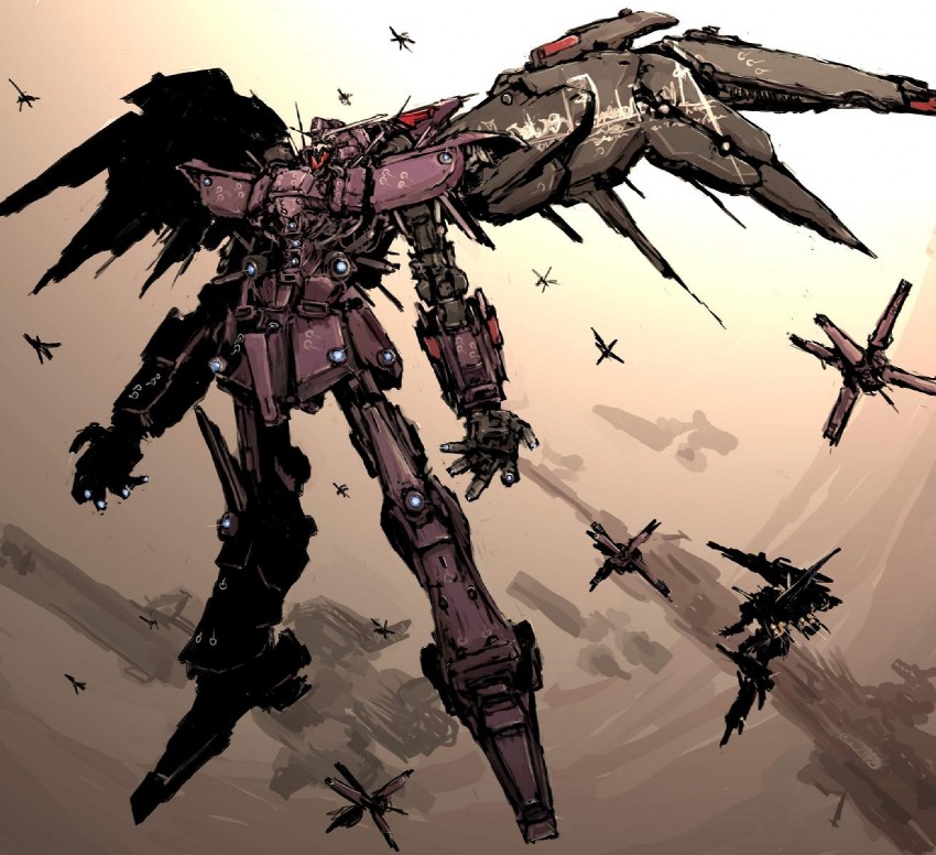 psycho gundam mk ii (gundam and 1 more) drawn by moto_murabito
