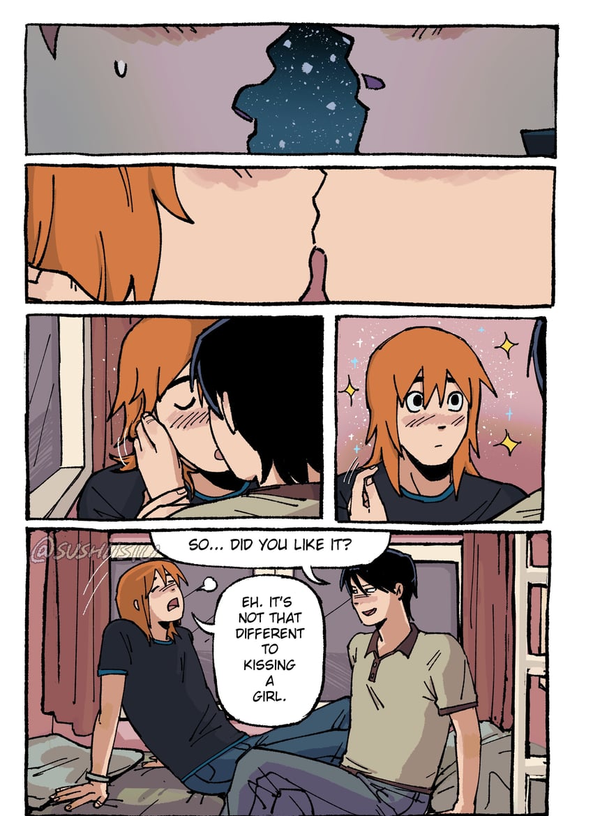 scott pilgrim and wallace wells (scott pilgrim takes off and 1 more) drawn by sushiisiu