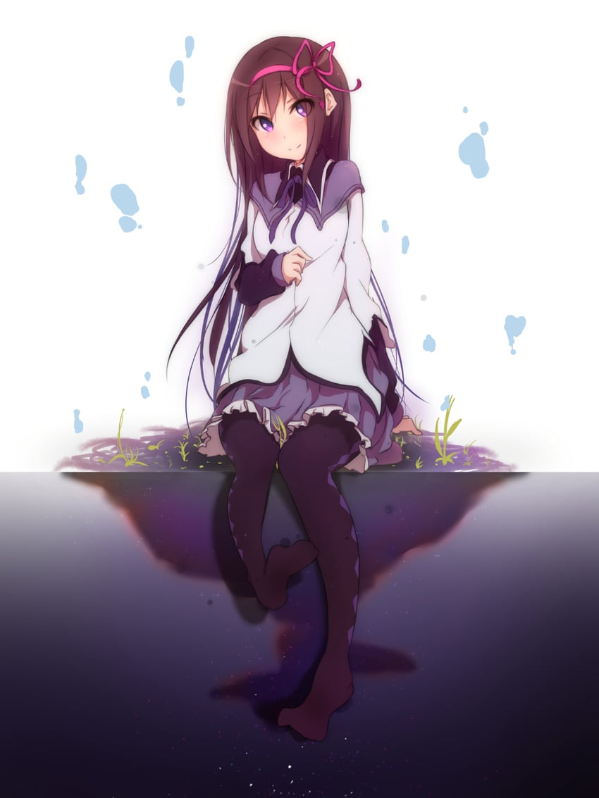 akemi homura (mahou shoujo madoka magica) drawn by pachi_(sugiyama0306)