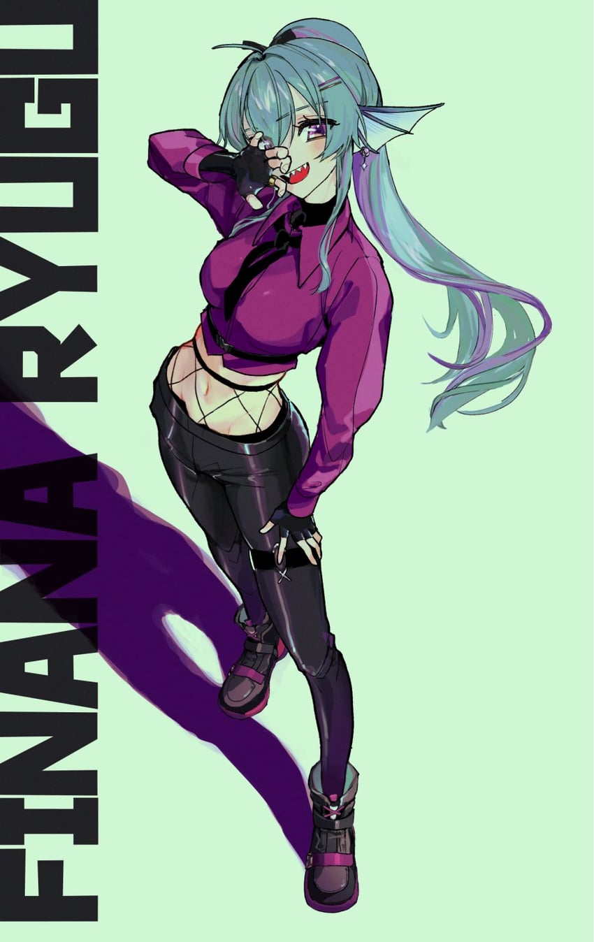 finana ryugu (nijisanji and 1 more) drawn by wa_(xma_wamwx)