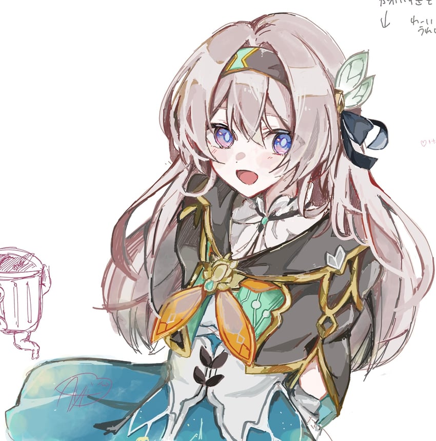 firefly and lordly trashcan (honkai and 1 more) drawn by ayateru_(ayaki_geme)