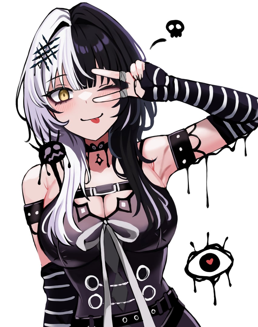 shiori novella and yorick (hololive and 1 more) drawn by jerrytz