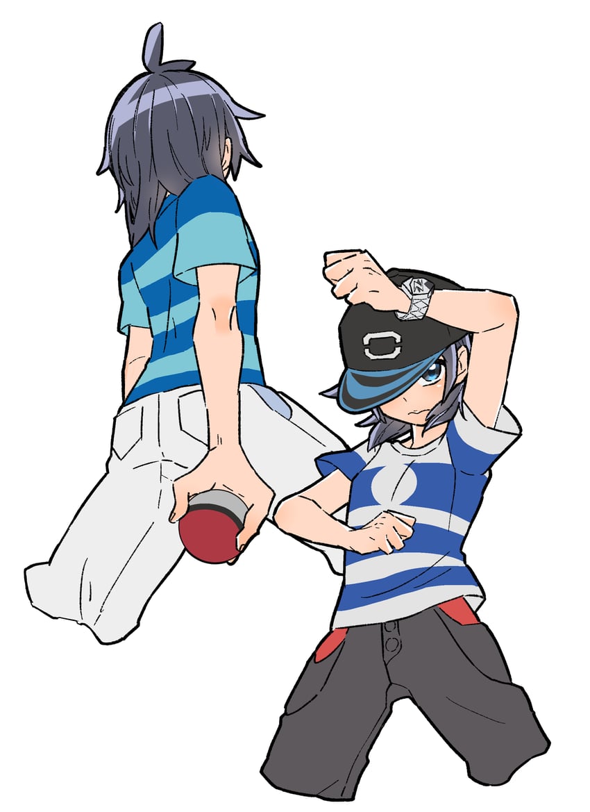 elio (pokemon and 2 more) drawn by po_posan