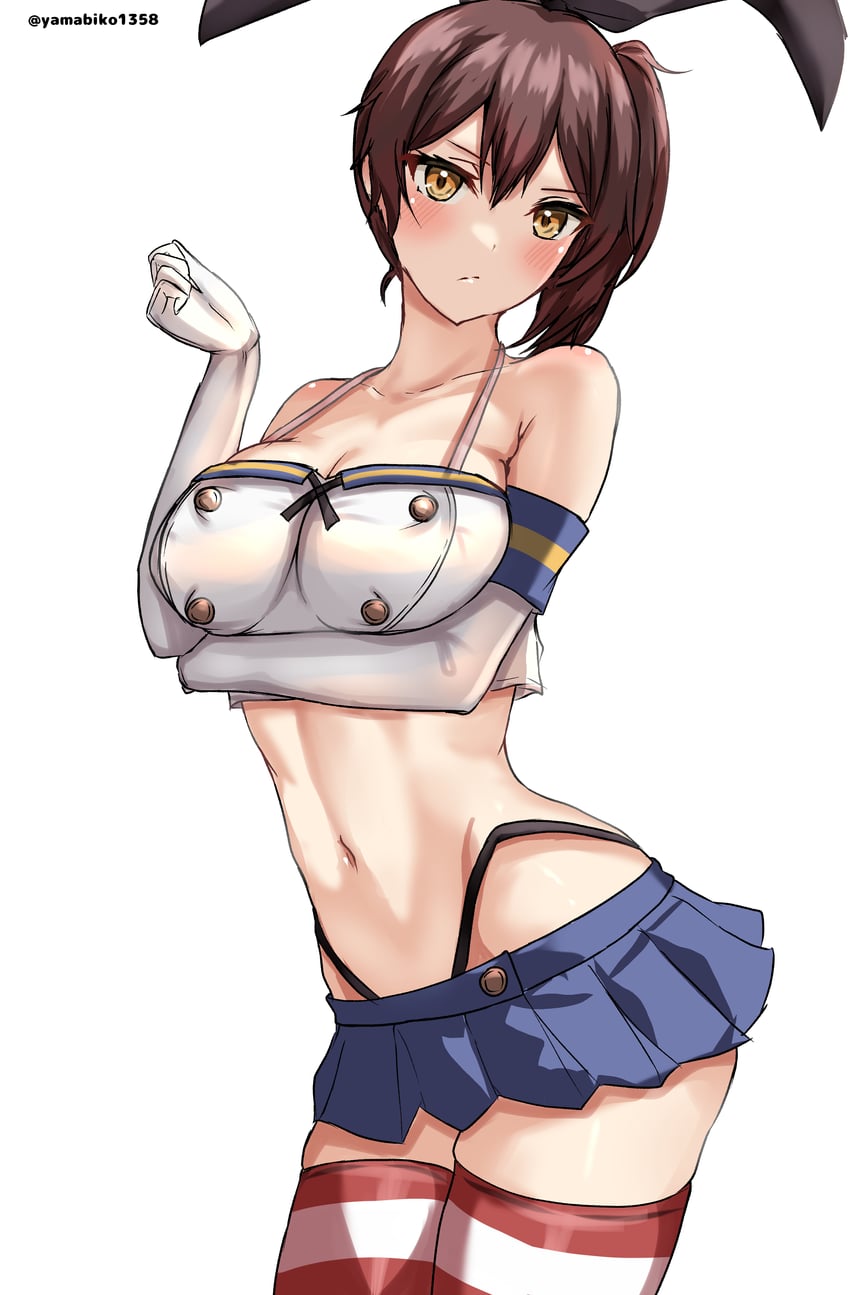 kaga and shimakaze (kantai collection) drawn by mizuki_(uzuki_no_sato)