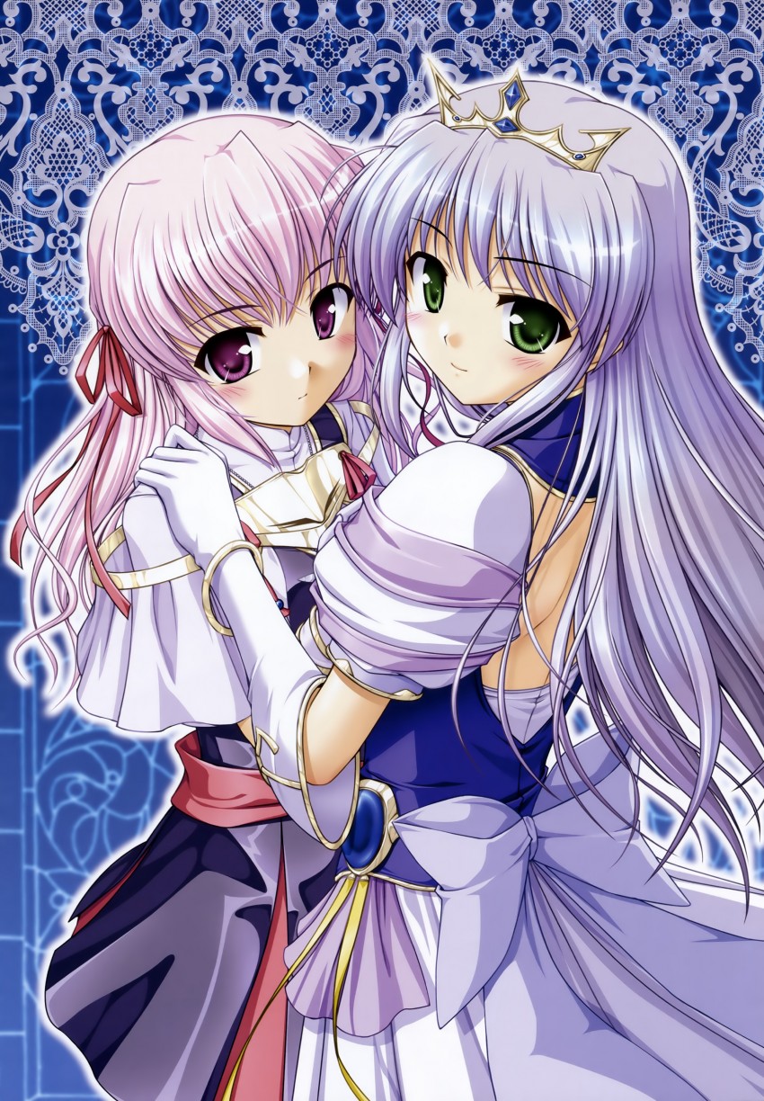 feena fam earthlight and estel freesia (yoake mae yori ruri iro na) drawn by bekkankou