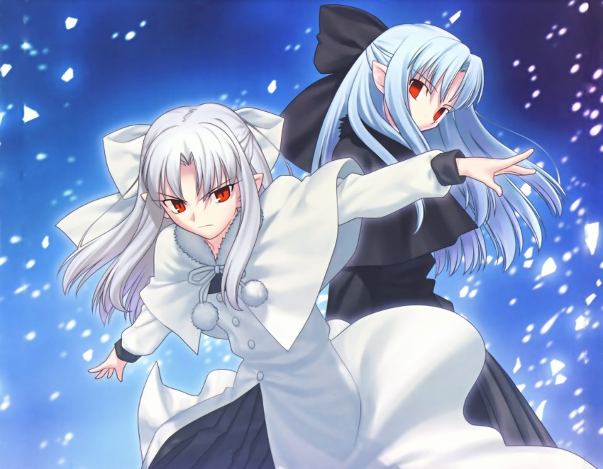 len and white len (tsukihime and 1 more) drawn by takeuchi_takashi