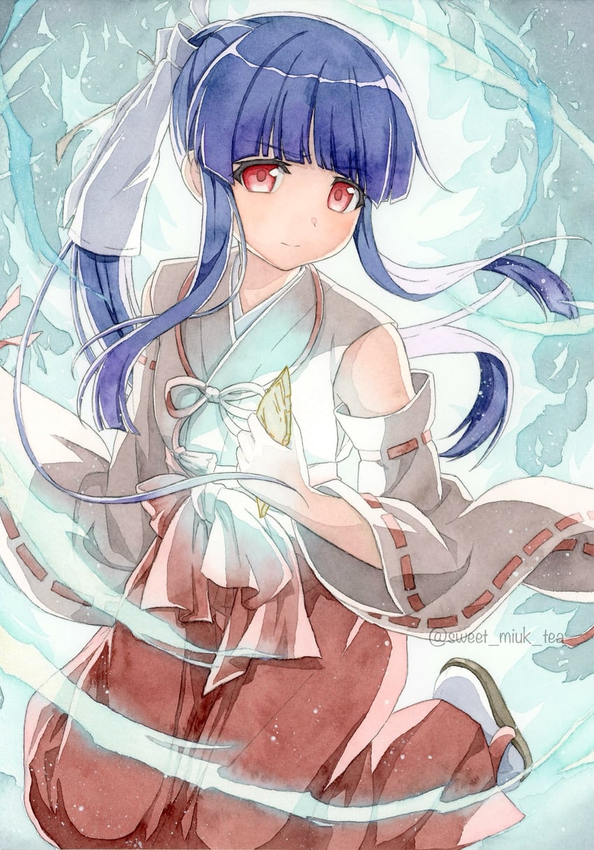 furude rika (higurashi no naku koro ni and 1 more) drawn by sweet_miuk_tea