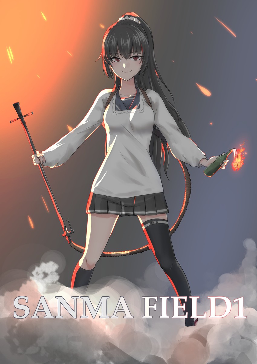 isokaze (kantai collection and 2 more) drawn by tanaka_keiji