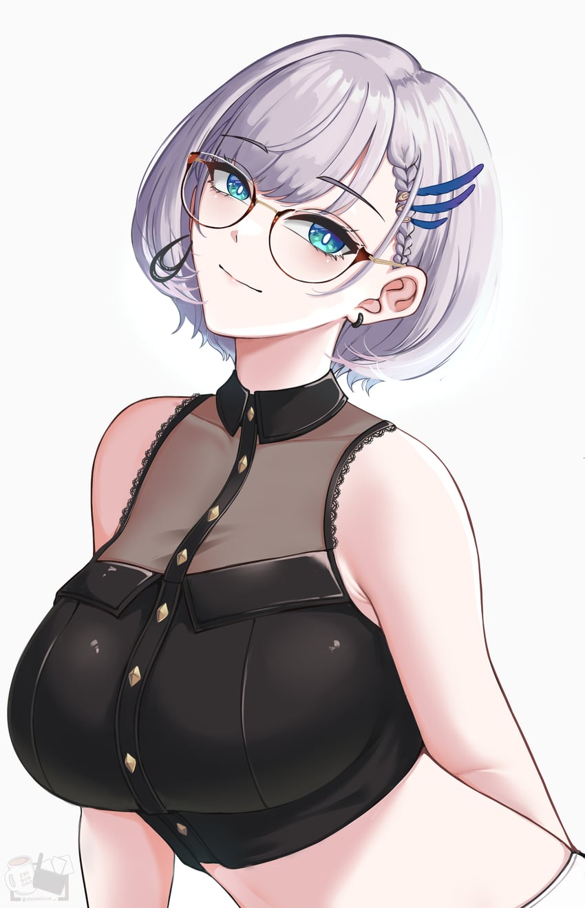 pavolia reine (hololive and 1 more) drawn by shinoillust