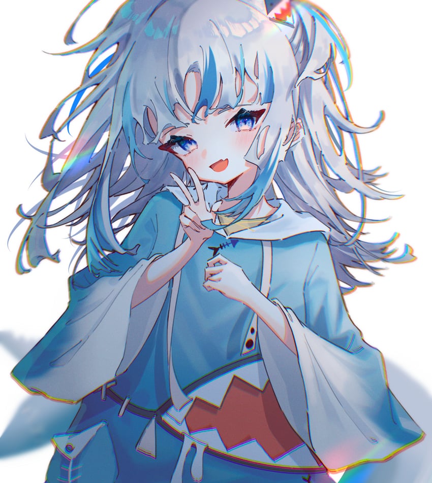 gawr gura (hololive and 1 more) drawn by full_burrrrrrst