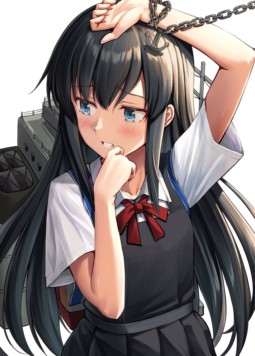 asashio and asashio kai ni (kantai collection) drawn by ichikawa_feesu