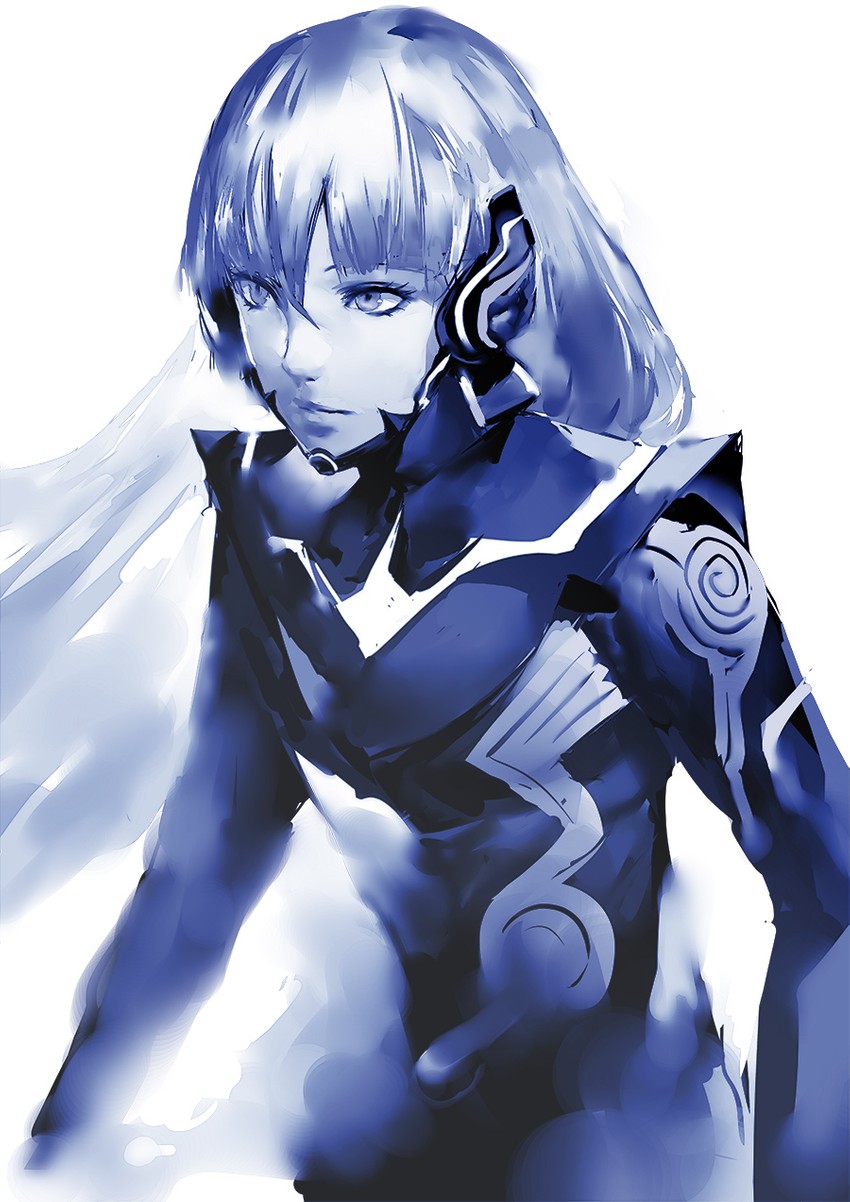 protagonist (shin megami tensei and 1 more) drawn by blazpu