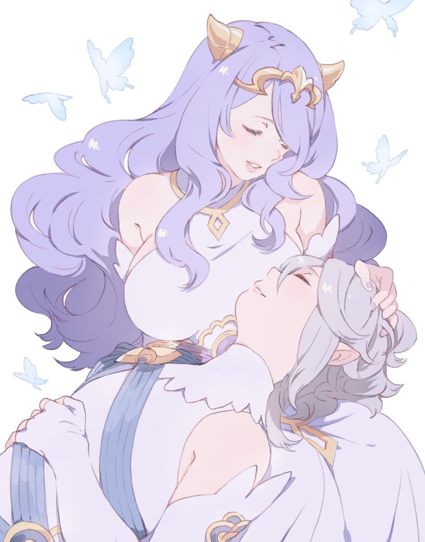 male corrin and camilla (fire emblem and 2 more) drawn by ai-wa