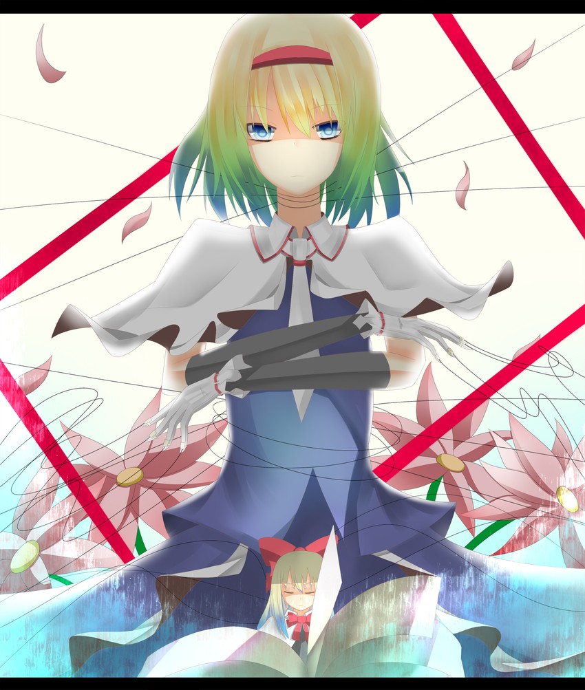 alice margatroid and shanghai doll (touhou) drawn by i:yukke