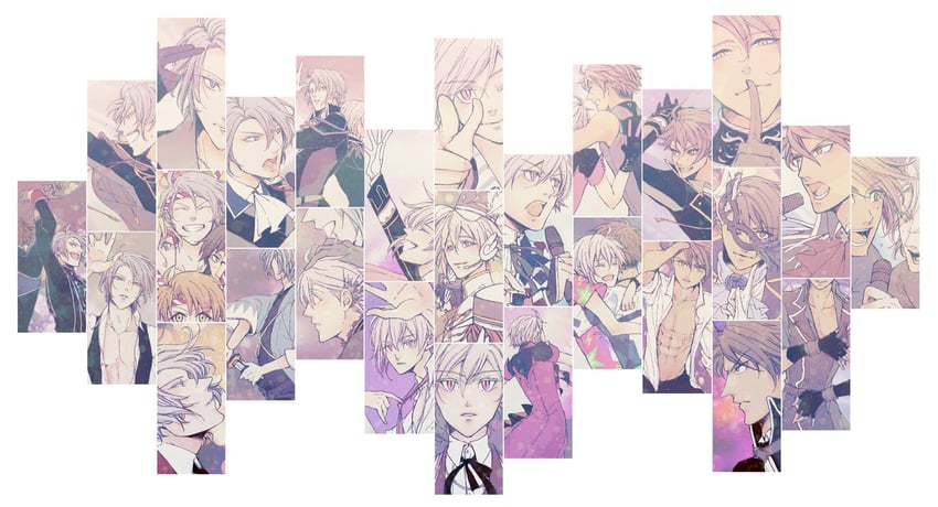 kujou tenn, yaotome gaku, and tsunashi ryuunosuke (idolish7) drawn by en_i7