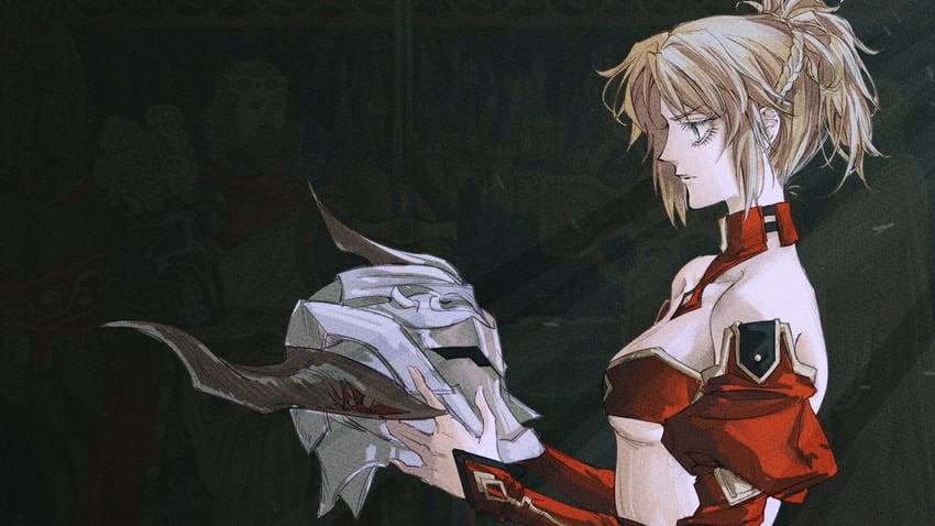 mordred (fate and 1 more) drawn by newbeecello