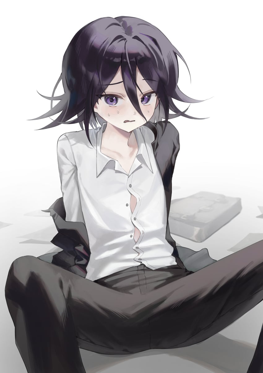 oma kokichi (danganronpa and 1 more) drawn by chama_(chacoc0)