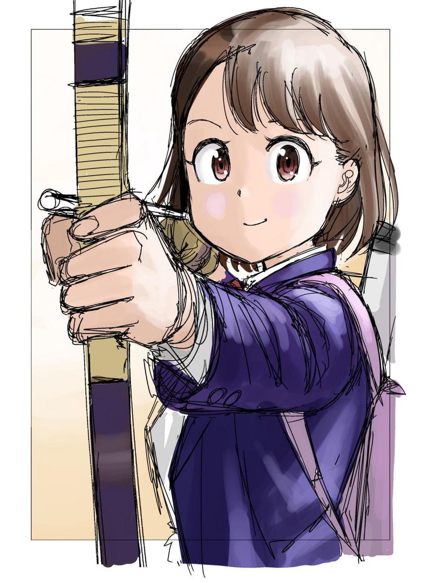 sakimiya satsuki (sakimiya senpai no kyujitsu) drawn by amano_saku