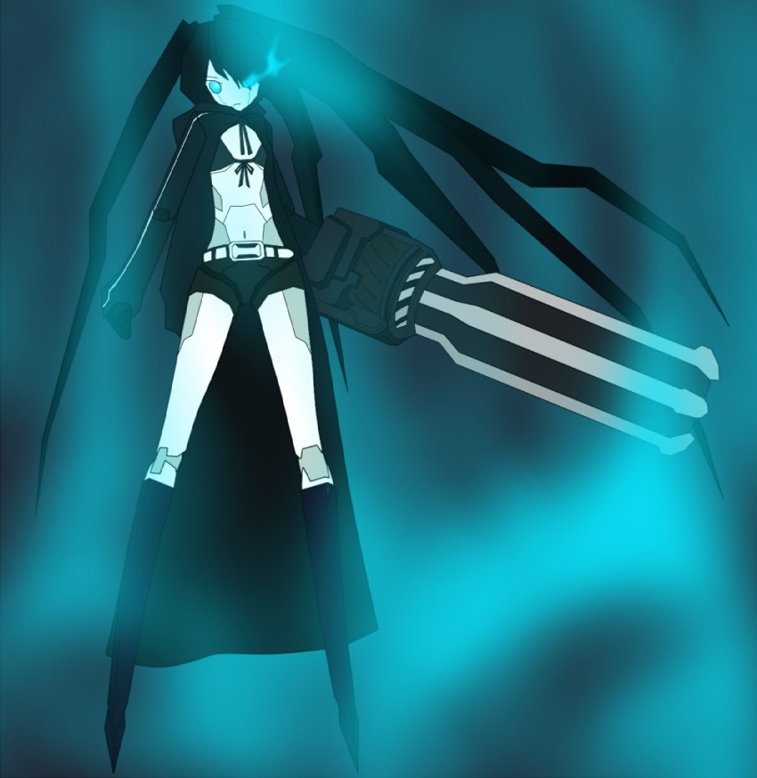 black rock shooter (black rock shooter) drawn by kokuhiko_(tkfm123)