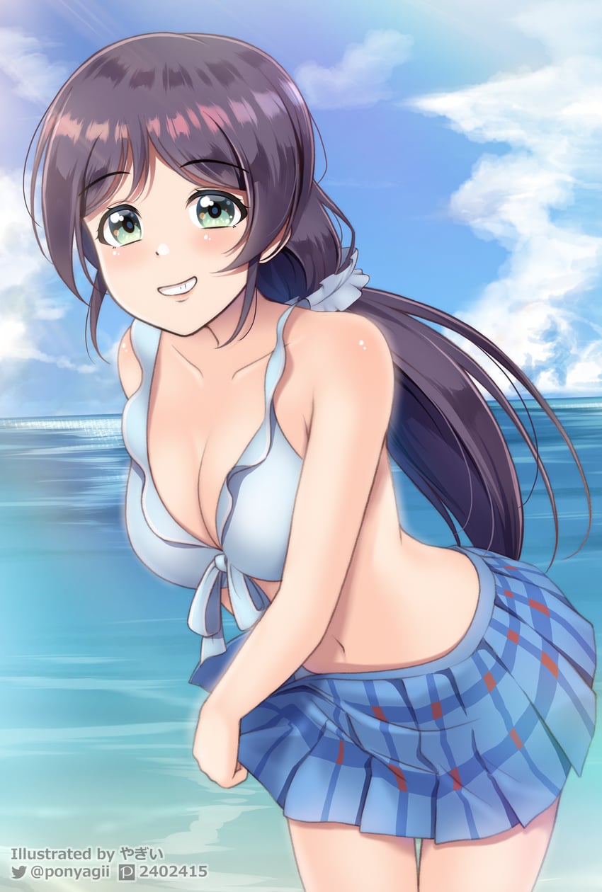 tojo nozomi (love live! and 1 more) drawn by ponyagii